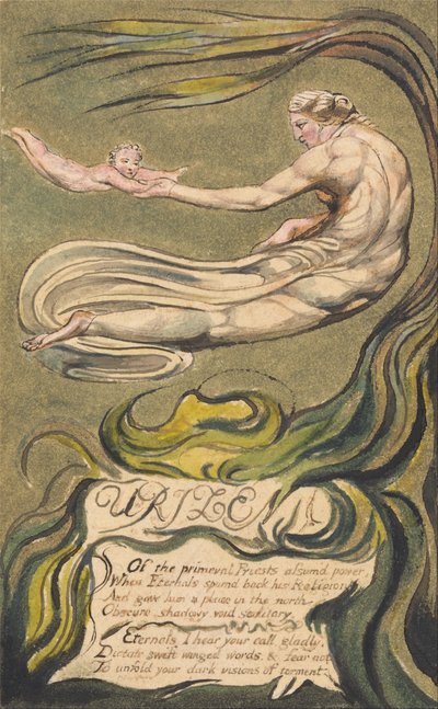 The First Book of Urizen, Plate 2(b), Preludium (Bentley 2b) by William Blake